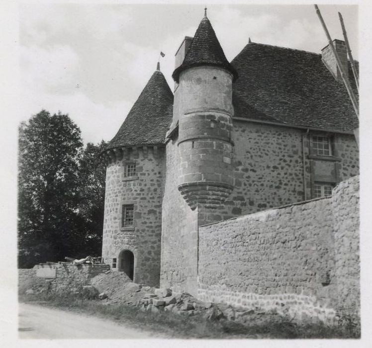 angle des façades sud et est, vue partielle