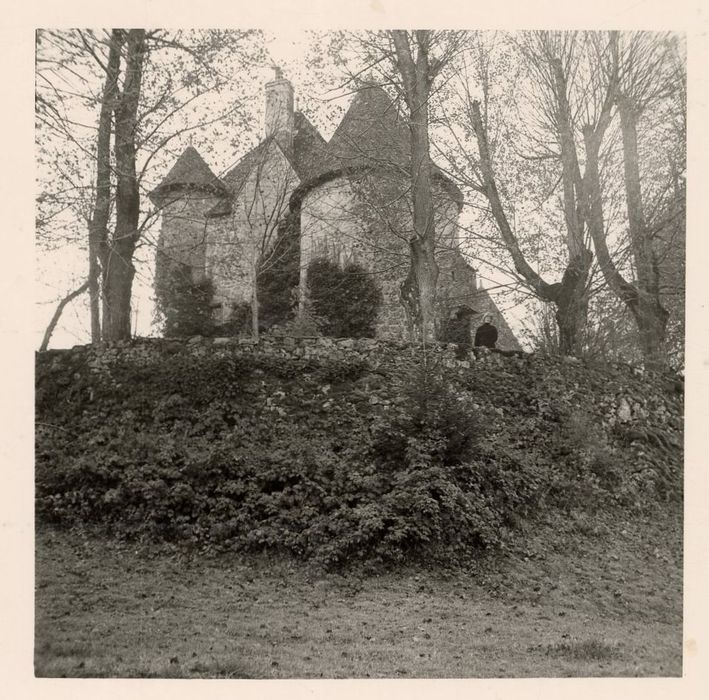 vue partielle du château depuis le Nord