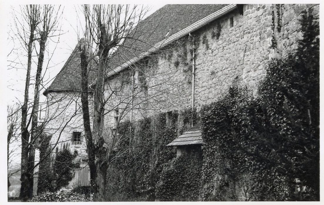 façade ouest, vue partielle