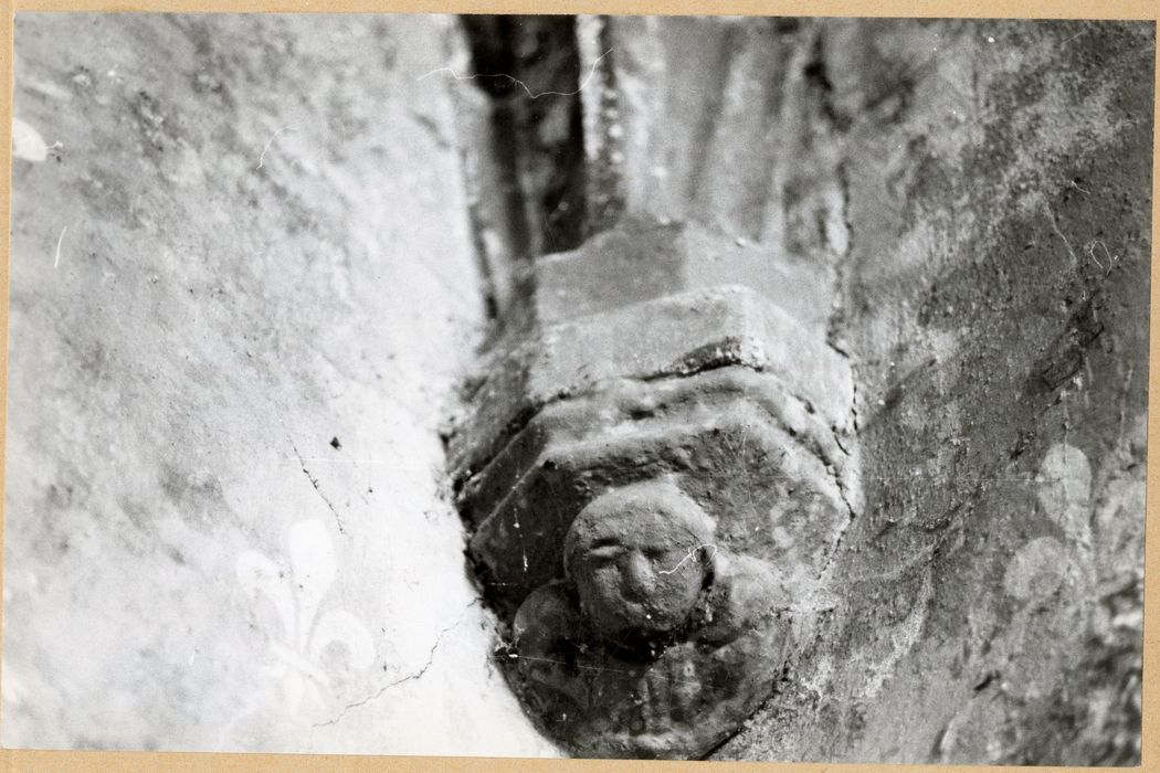 chapelle sud, détail d’un culot sculpté