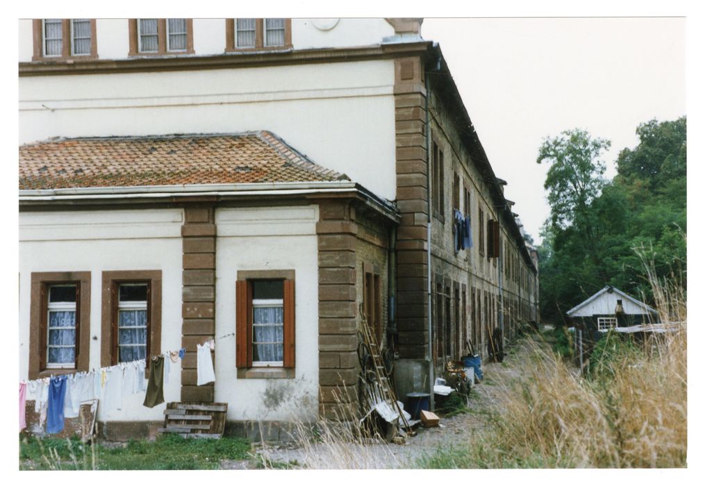 façade postérieure et pignon est, vue partielle