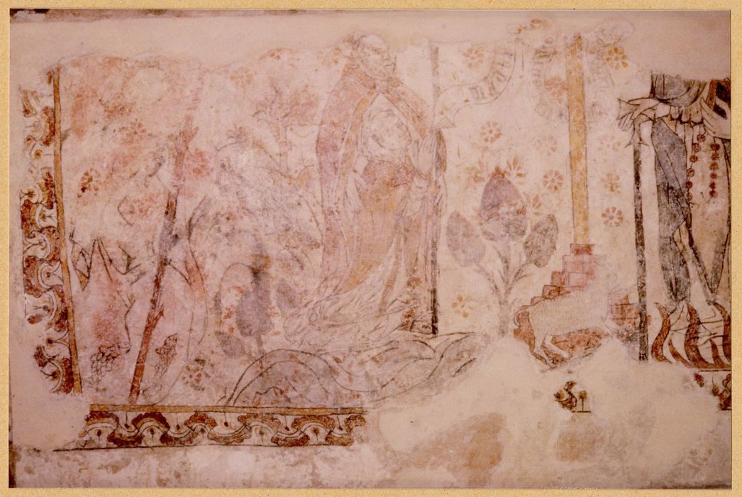 peinture monumentale (fragment), vue partielle