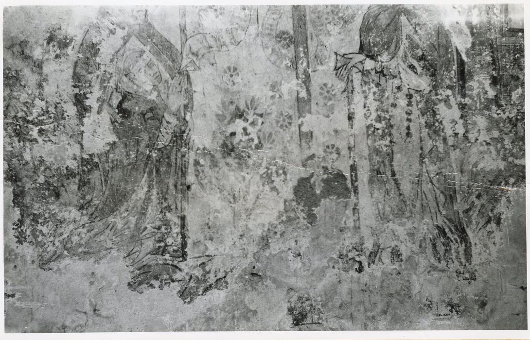 peinture monumentale (fragment), vue partielle