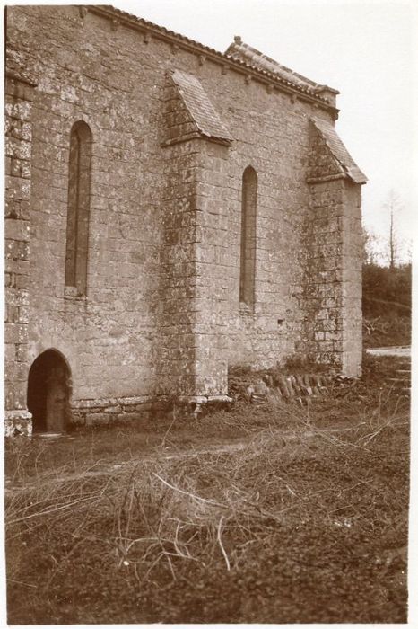 façade latérale sud, vue partielle