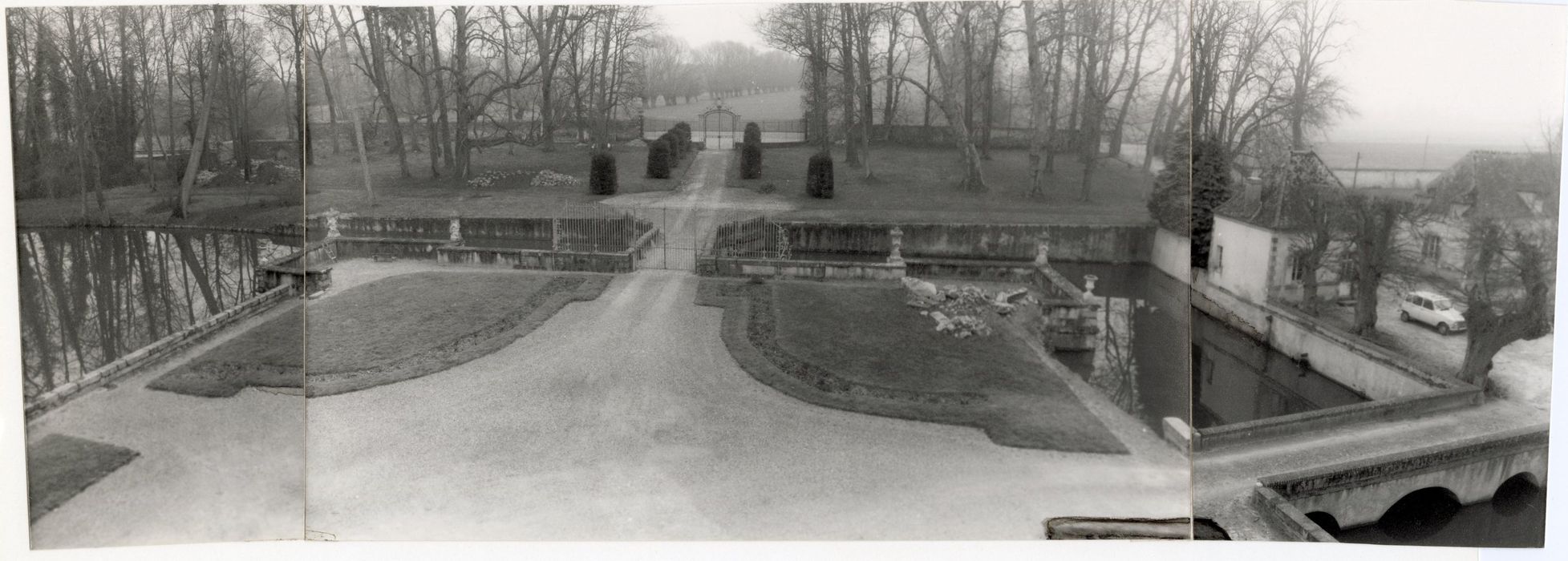 allée d’accès sud