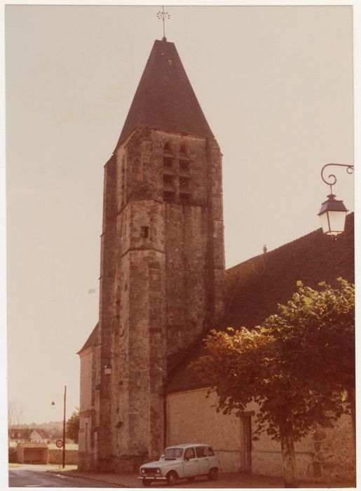 clocher, élévations nord et ouest