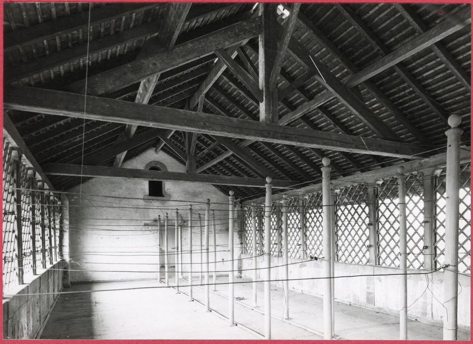 1er étage, le séchoir