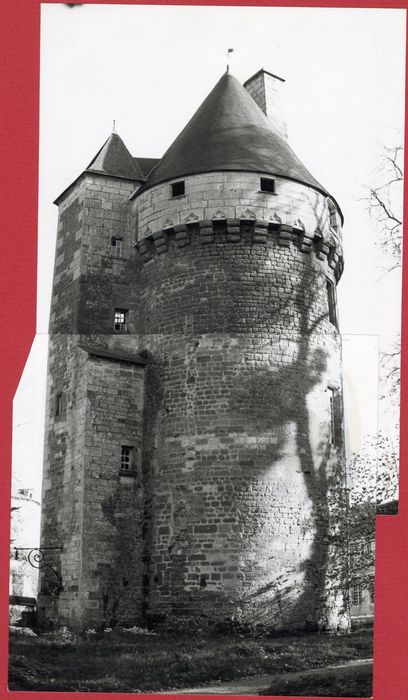 donjon, élévation nord-ouest
