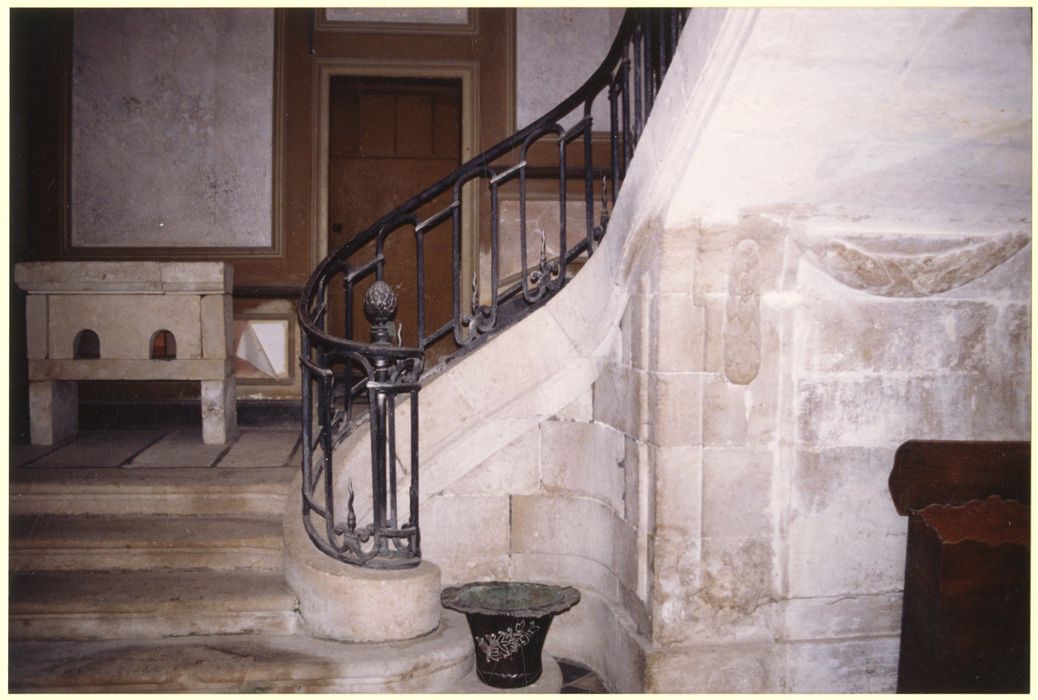 escalier d’honneur, vue partielle