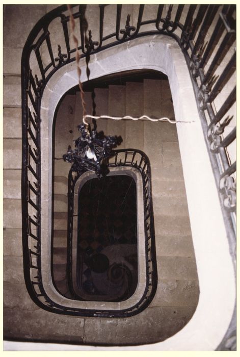 escalier d’honneur, vue partielle
