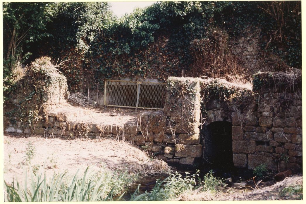 parc, bassin en aval du canal (ancien vivier?)