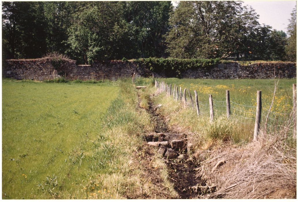 parc, jardin-potager, acqueduc transversal