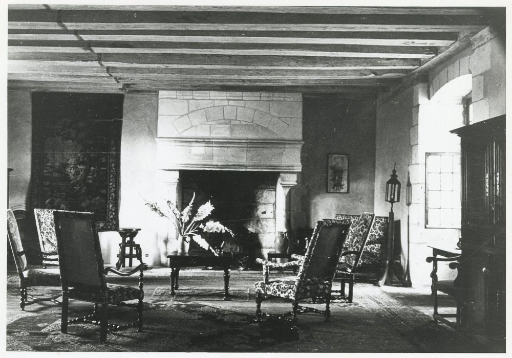 pièce non localisée, cheminée monumentale