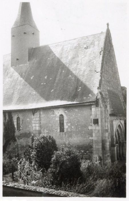 façade latérale nord, vue partielle