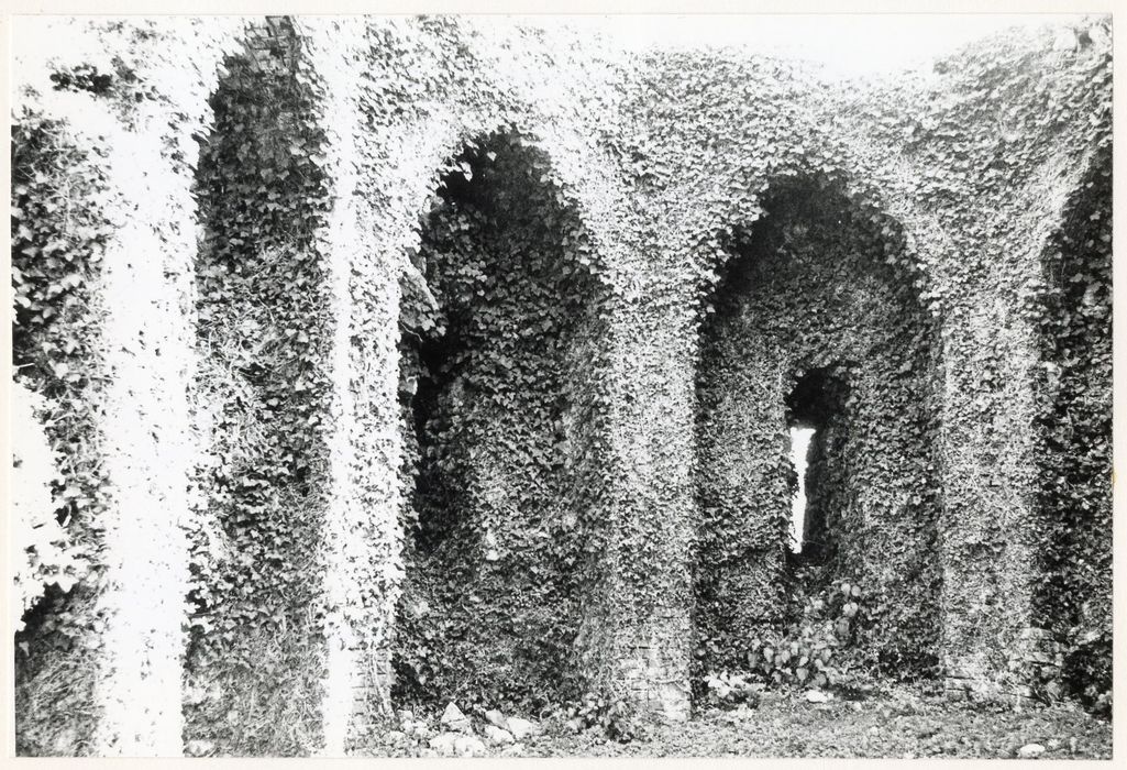 vue partielle des ruines, tour n°1