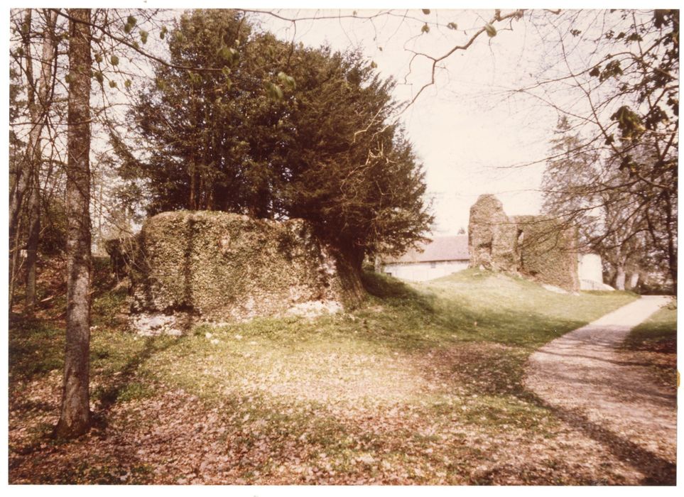 vue partielle des ruines, tour n°2