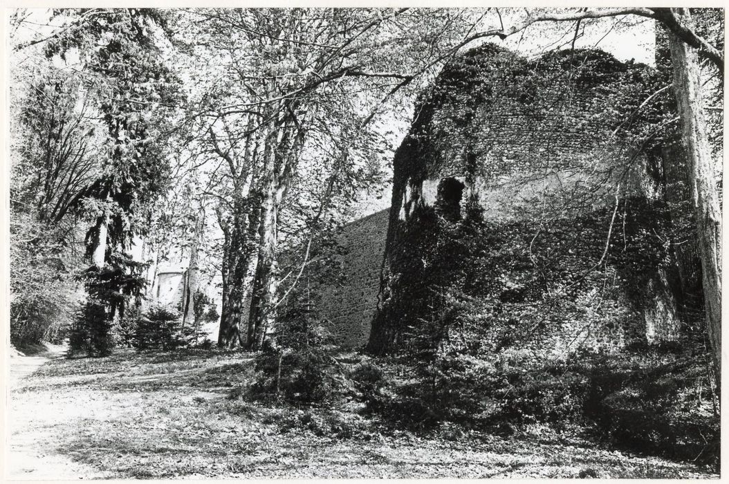 vue partielle des ruines, tour n°3