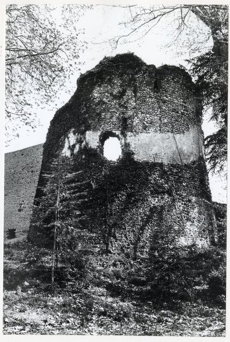 vue partielle des ruines, tour n°3