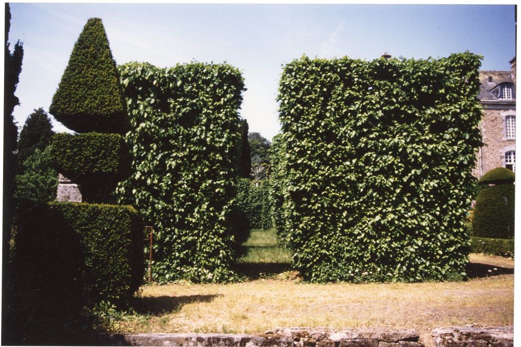 parc, vue partielle des topières