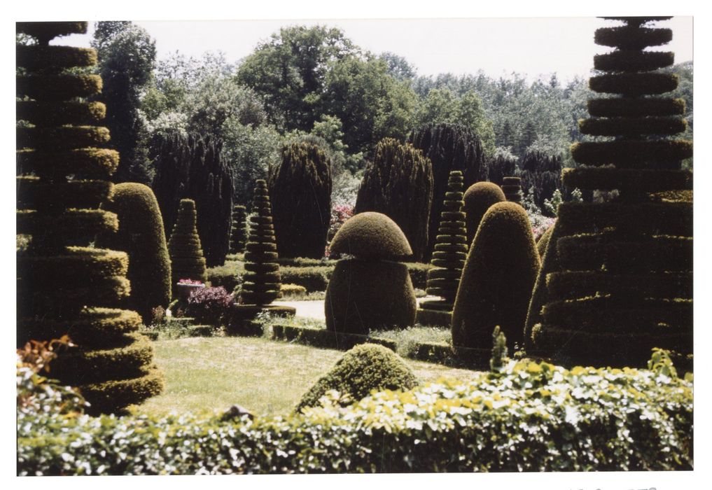 parc, vue partielle des topières