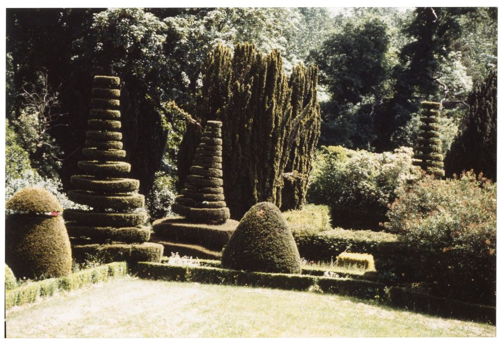parc, vue partielle des topières