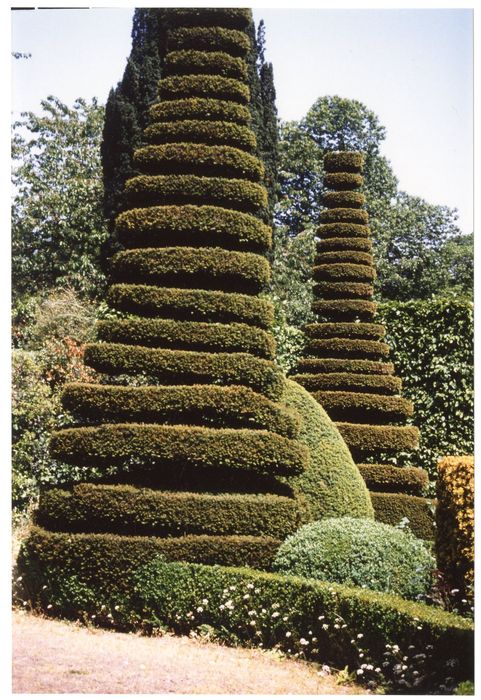 parc, vue partielle des topières