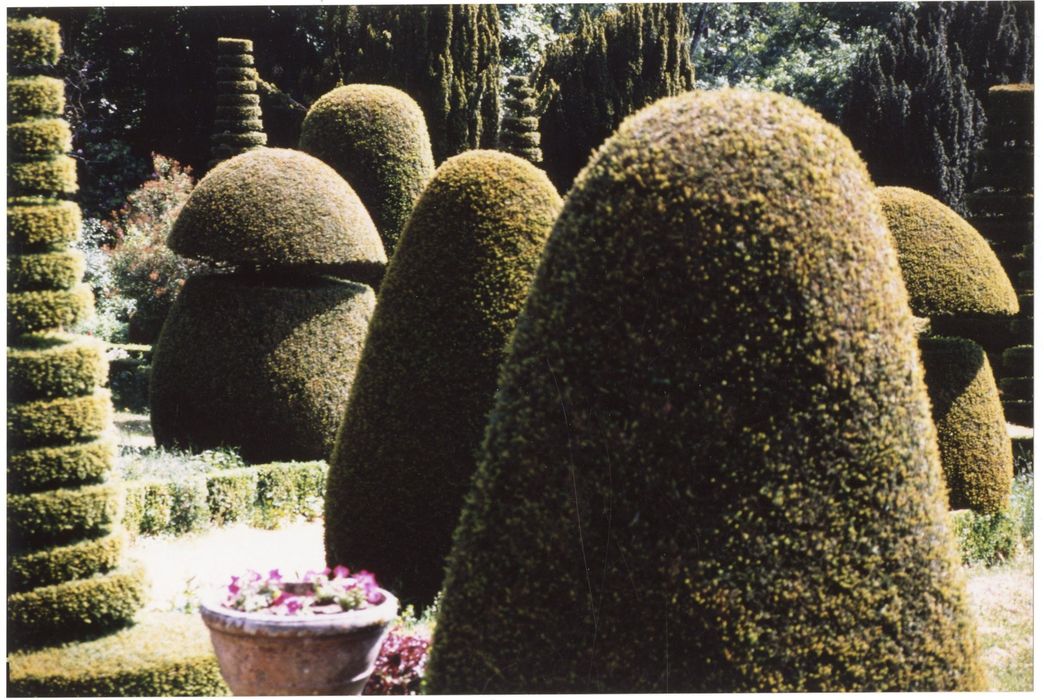 parc, vue partielle des topières