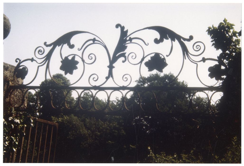 grille d’entrée du potager haut, détail