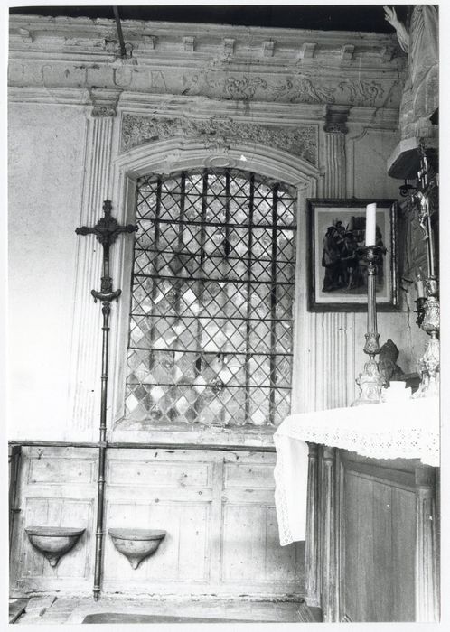 choeur, mur nord, détail d’une baie