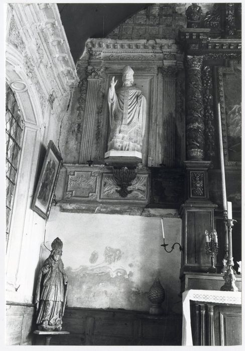 statues : Saints évêques non identifiés