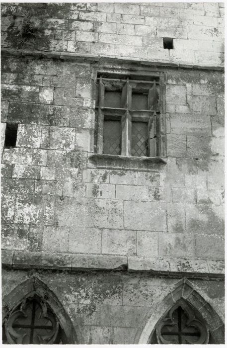 façade latérale nord, détail d’une baie