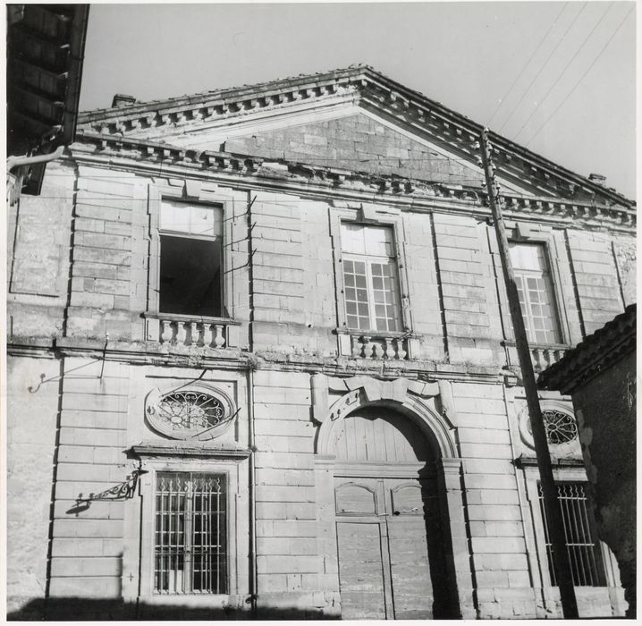 façade ouest, vue partielle