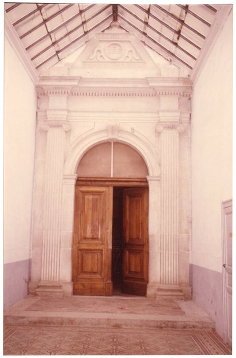 chapelle, sud, portail d’accès nord