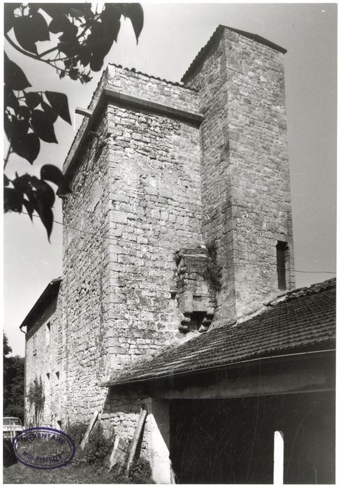 donjon, élévations nord-ouest sud-ouest