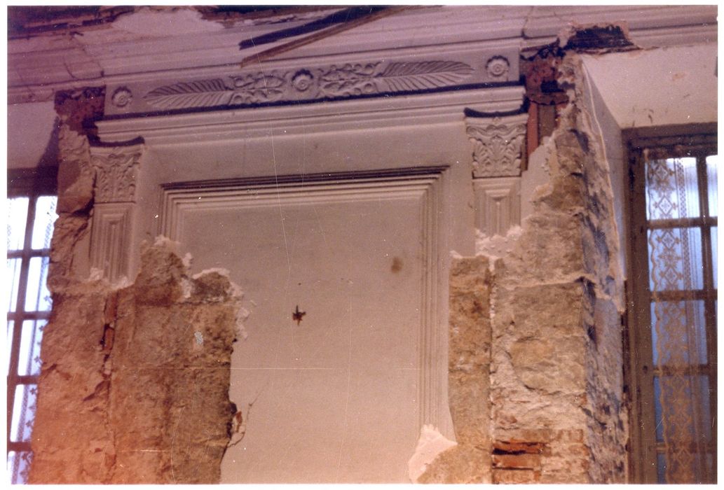 1er étage, décor stuqué, détail