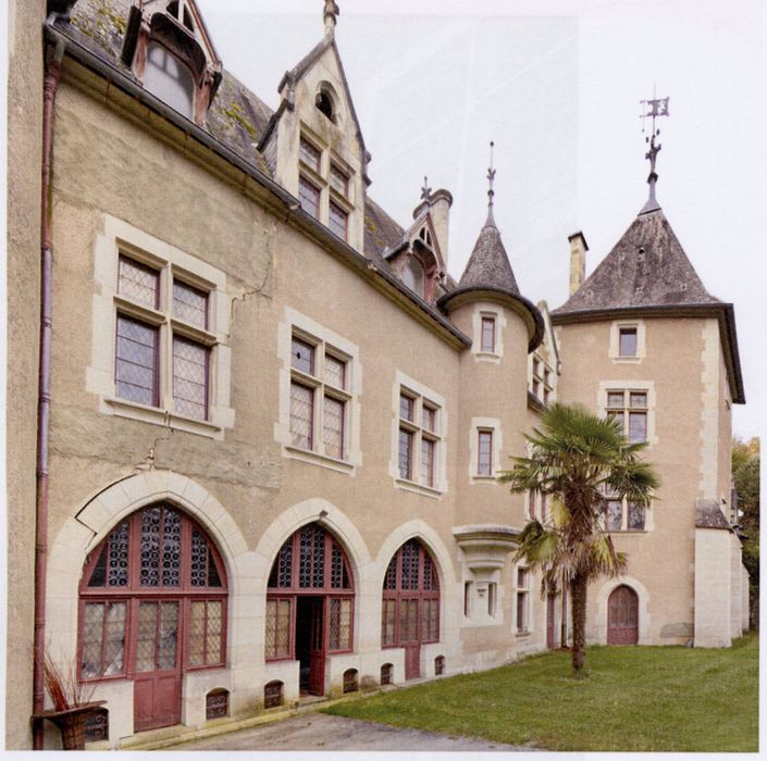 château « neuf », façade nord (photocopie numérisée)