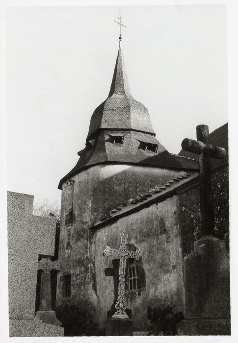 façade latérale nord, vue partielle