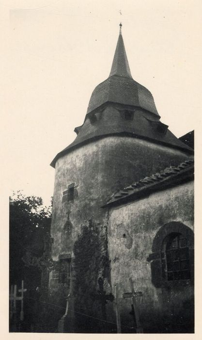 clocher, élévations nord et ouest