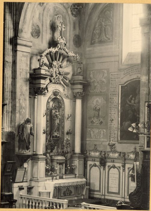 autel, retable latéral