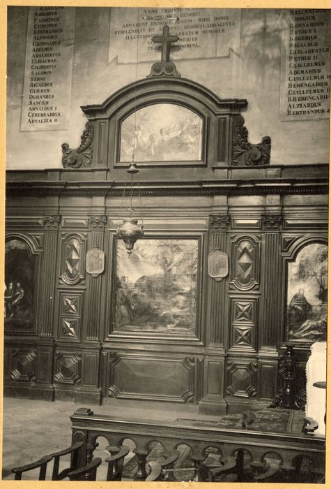 lambris de revêtement, vue partielle