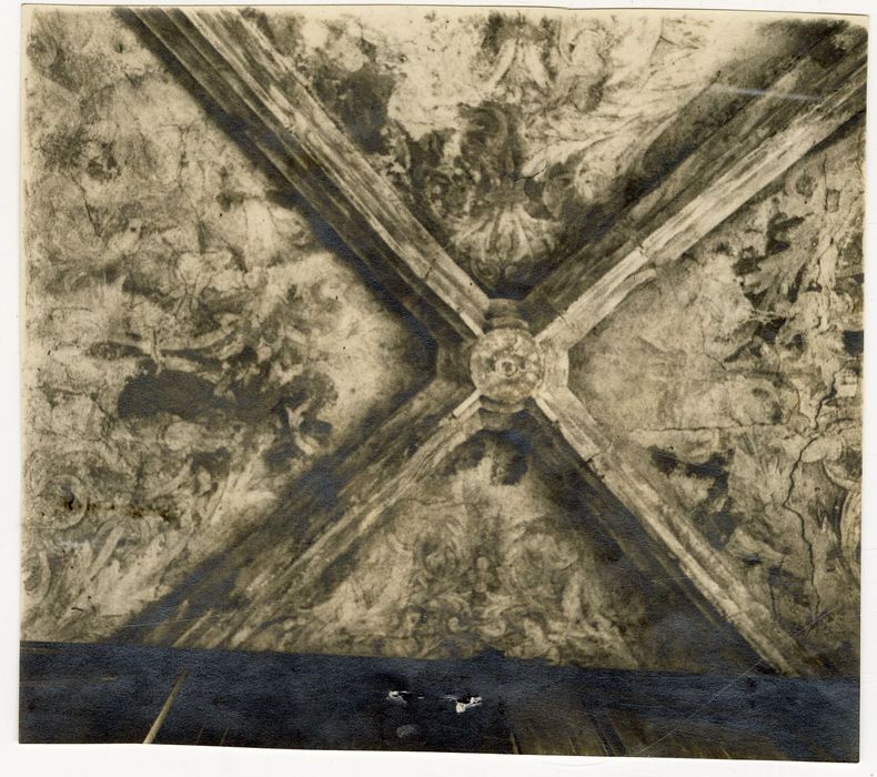 plafond de la sacristie, peinture monumentale