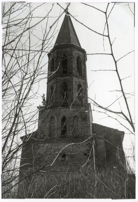 clocher, élévation ouest