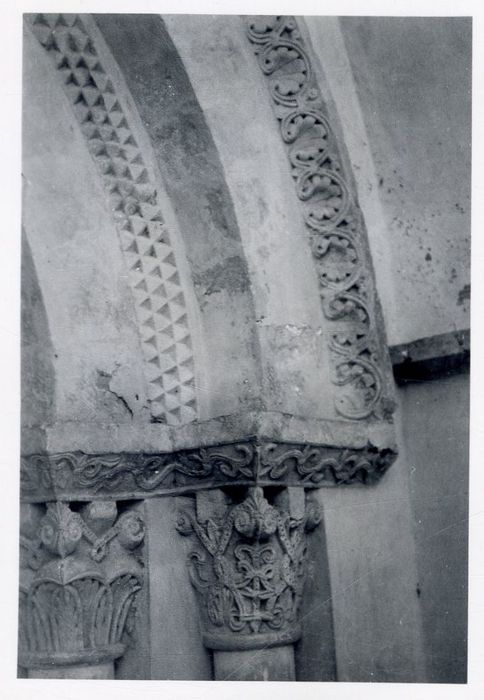 portail d’accès ouest, détail des voussures