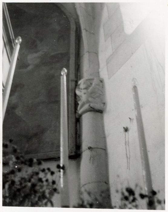 détail d’un chapiteau sculpté