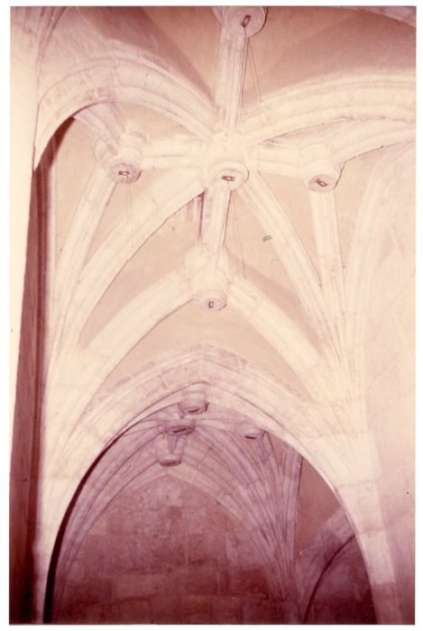 escalier, vue partielle des voûtes