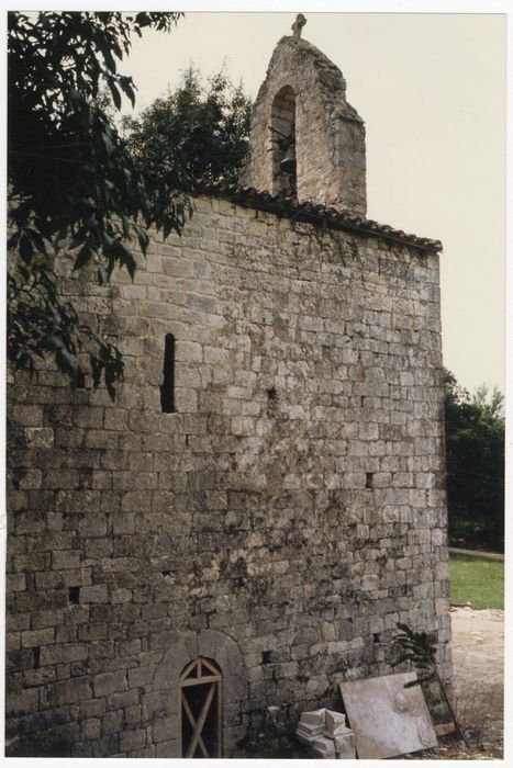 façade latérale nord, vue partielle