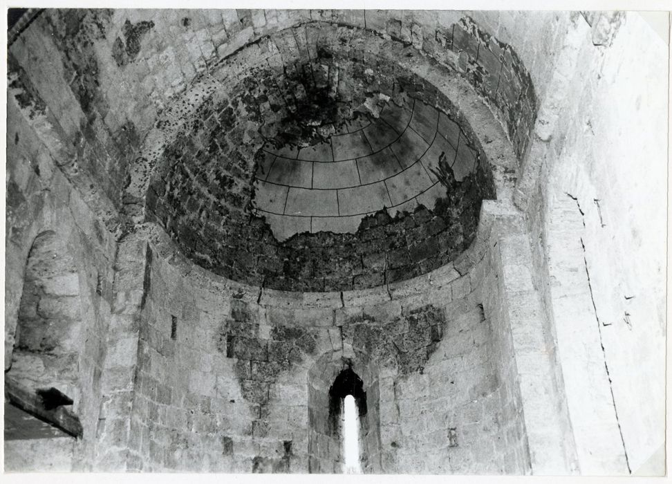 voûte en cul-de-four du choeur