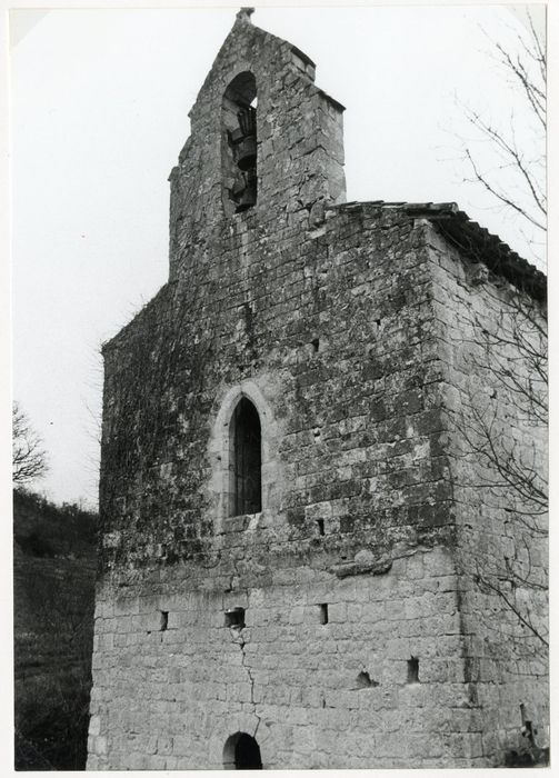 façade ouest, vue partielle