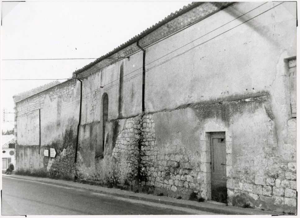 façade latérale nord, vue partielle