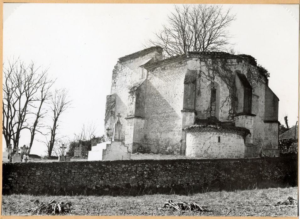 ensemble sud-est, vue partielle des vestiges